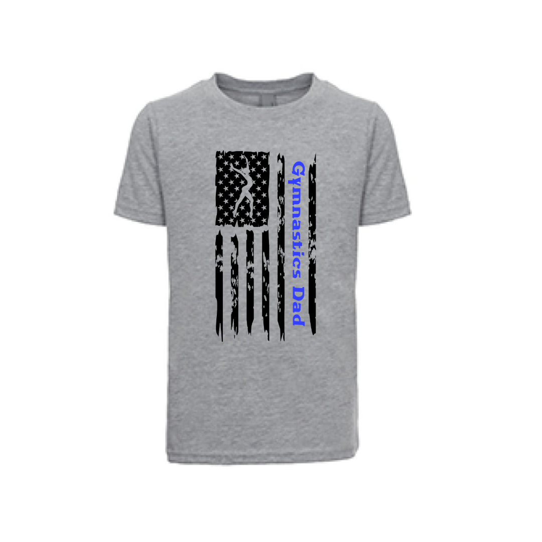 American Flag Gymnastics Dad Shirts