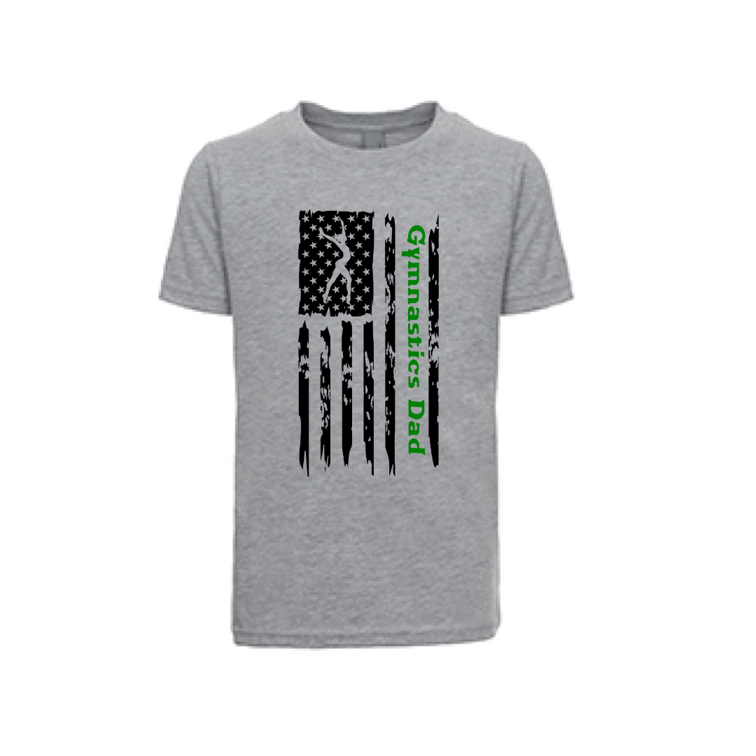 American Flag Gymnastics Dad Shirts