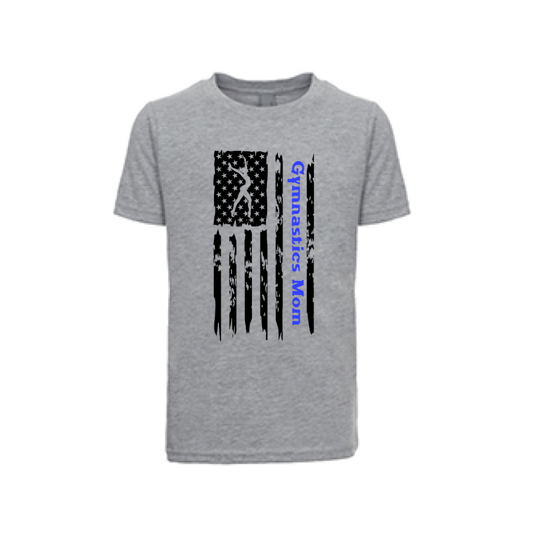 American Flag Gymnastics Mom Shirts