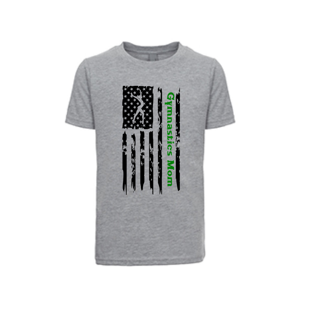 American Flag Gymnastics Mom Shirts