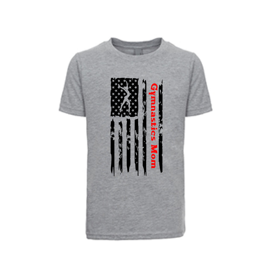 American Flag Gymnastics Mom Shirts