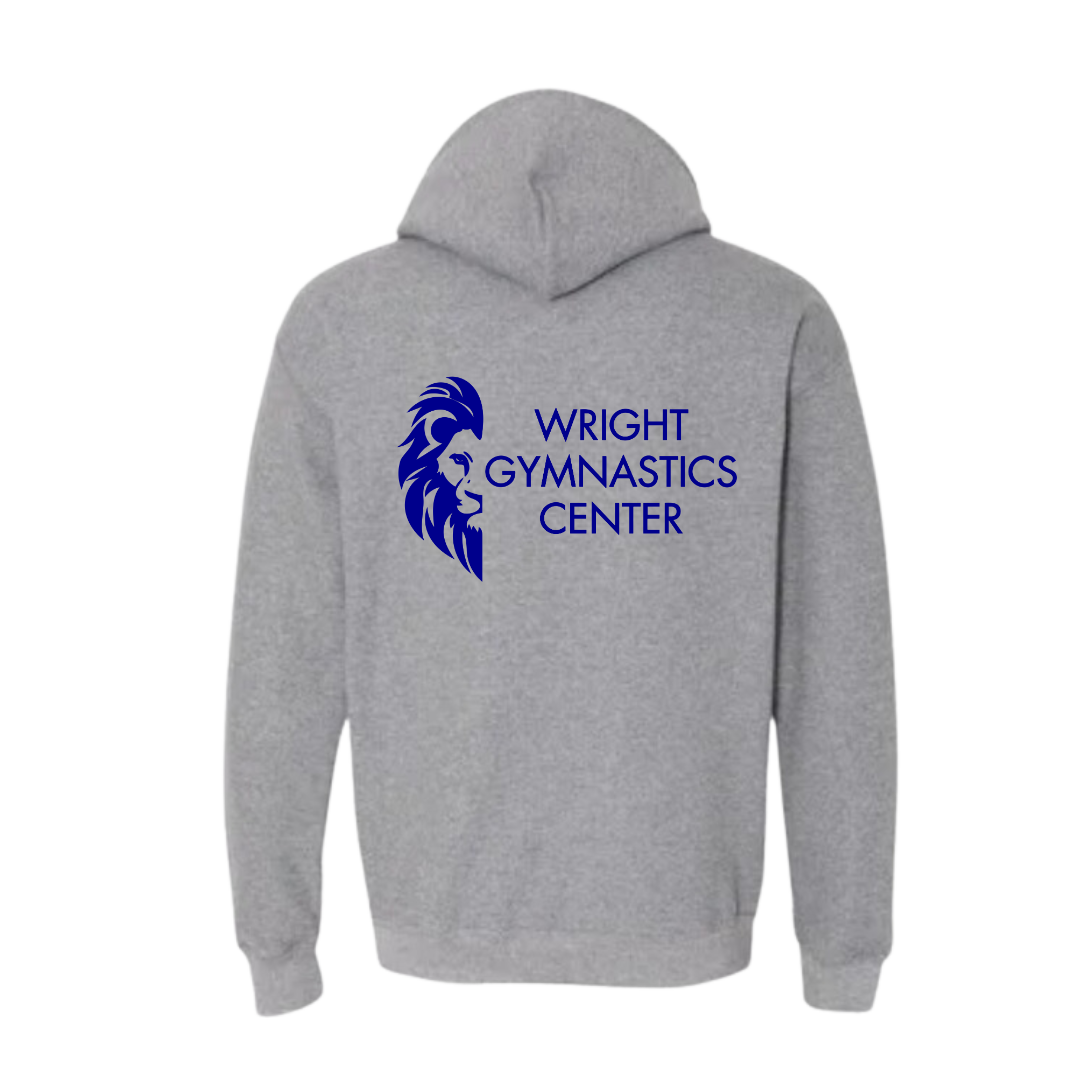 Wright Gymnastics Center Hooded Sweat Shirt (Adult & Youth)