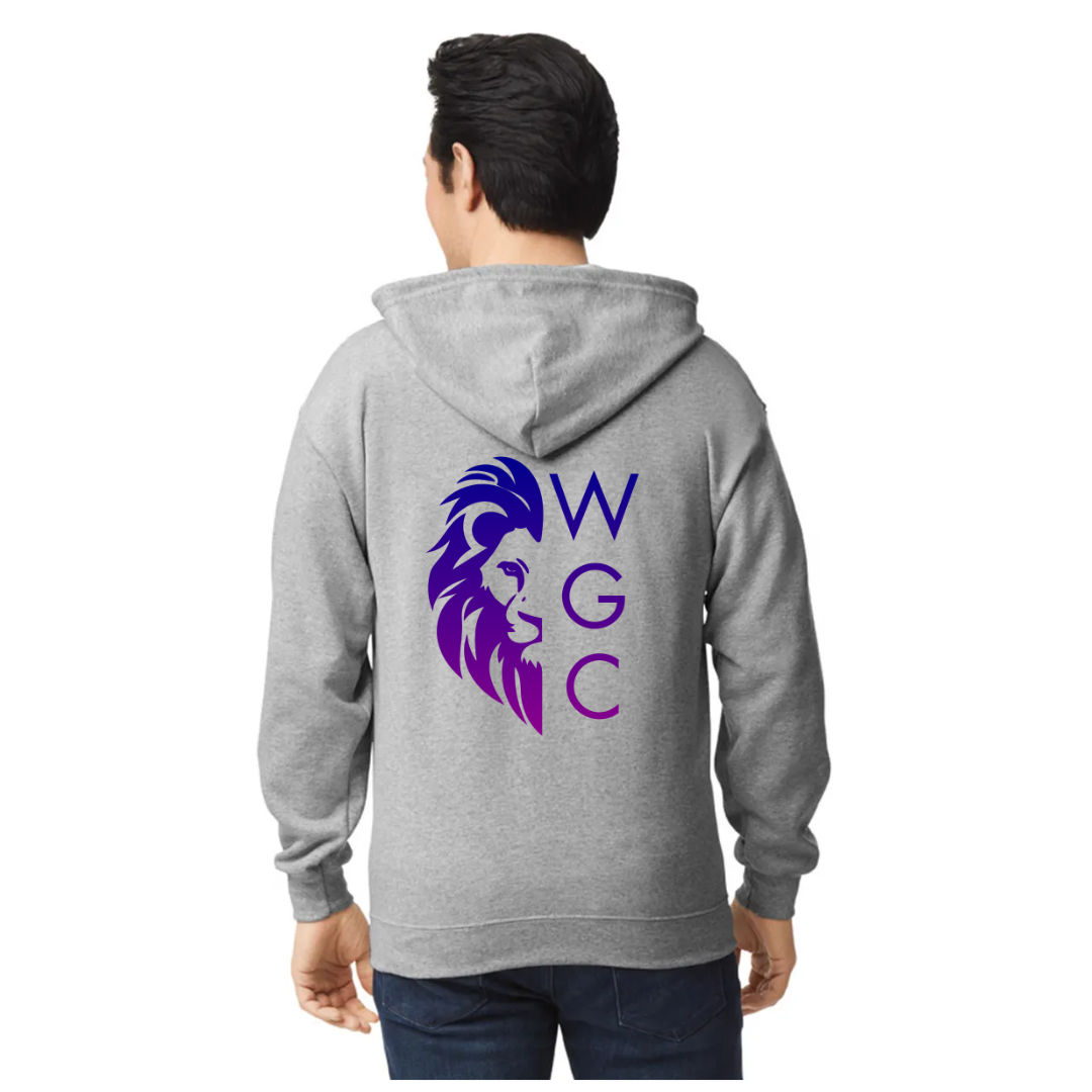 Wright Gymnastics Center Unisex Adult Zip-Up Hooded Sweat Shirt