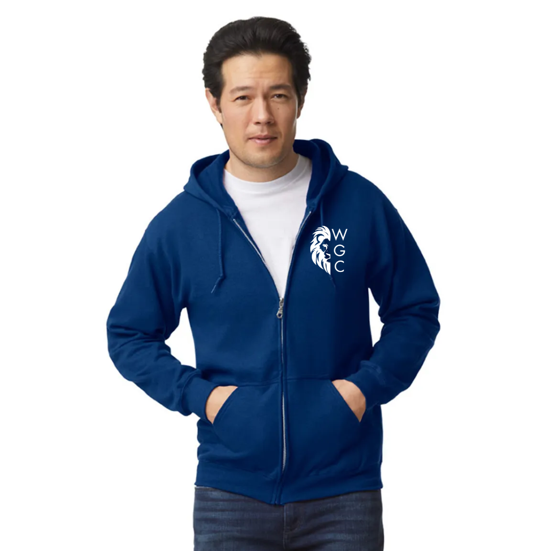 Wright Gymnastics Center Unisex Adult Zip-Up Hooded Sweat Shirt