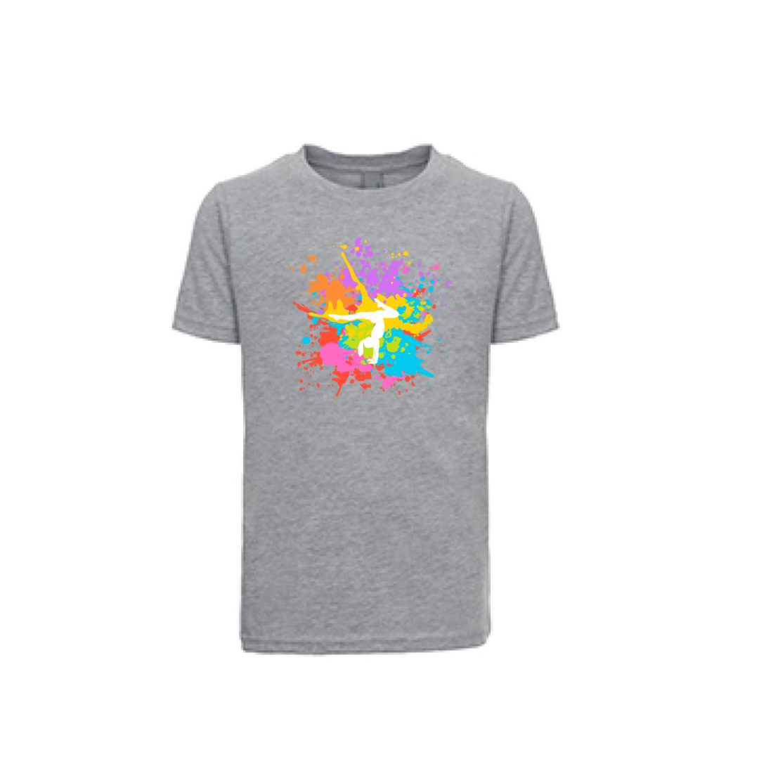 Glitter Paint Splatter Gymnast