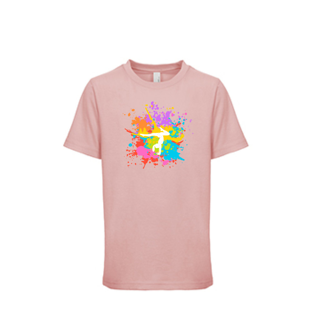 Glitter Paint Splatter Gymnast
