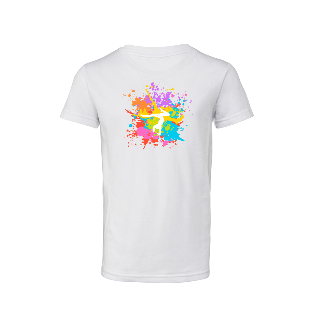 Glitter Paint Splatter Gymnast