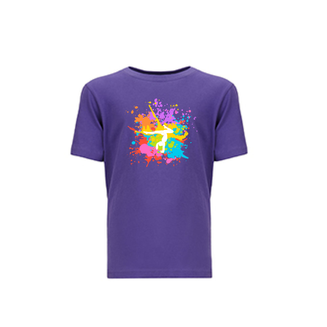 Glitter Paint Splatter Gymnast
