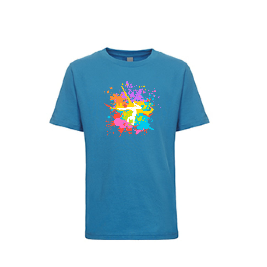 Glitter Paint Splatter Gymnast