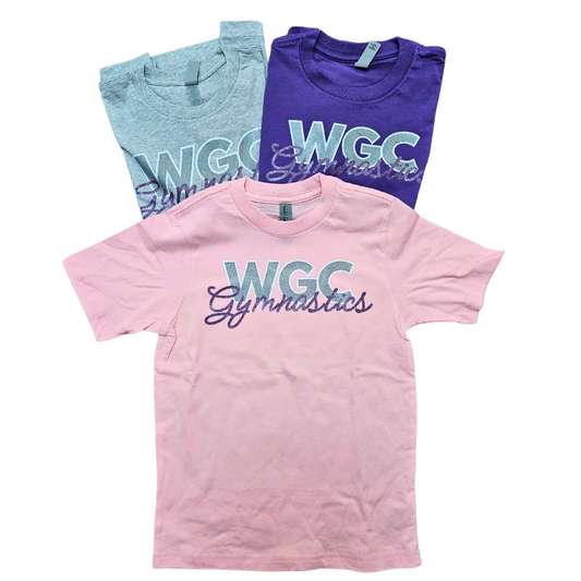 WGC Gymnastics, Cheer, and Tumbling Glitter T-Shirts!