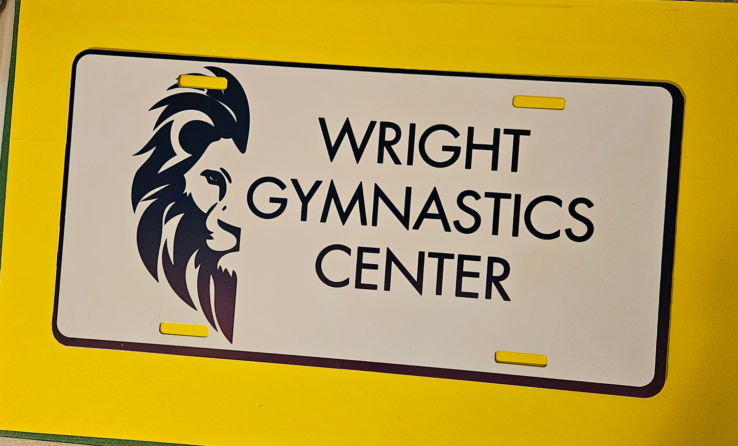 Gymnastics Themed License Plates