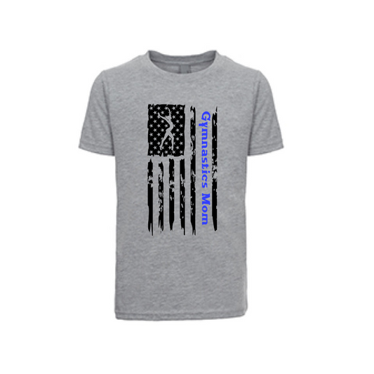 American Flag Gymnastics Mom Shirts