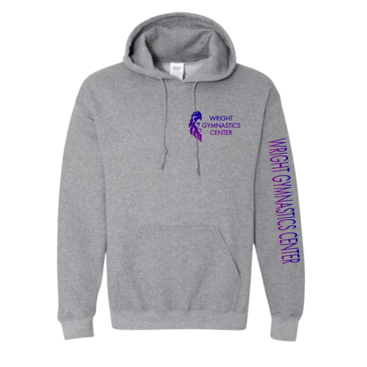 Wright Gymnastics Center Hooded Sweat Shirt (Adult & Youth)